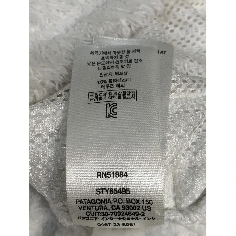 Patagonia Los Gatos Fleece 1/4 Zip Sweater White Youth (12)